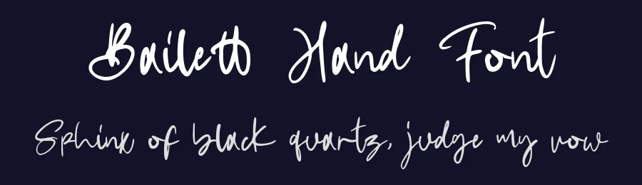Bailett Hand Font by Prioritype Co — Script Handwritten Font — thumbnail 2