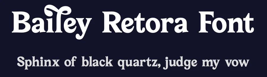 Bailey Retora Font by timelesstype.co — Serif Font — thumbnail 2