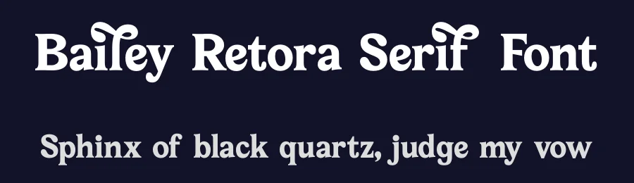 Bailey Retora Serif Font by timelesstype.co — Display Font — thumbnail 2
