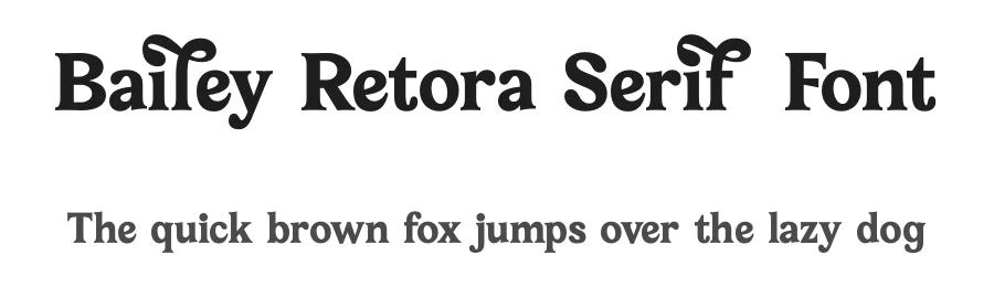 Bailey Retora Serif Font by timelesstype.co — Display Font