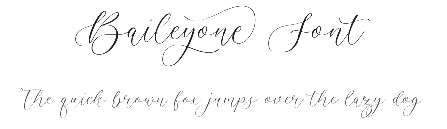 Baileyone Font by Timur type — Script Handwritten Font
