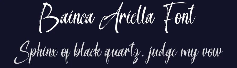Bainca Ariella Font by noahtype — Script Handwritten Font — thumbnail 2