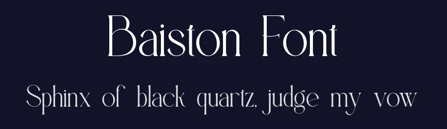 Baiston Font by ErmediaStudio — Serif Font — thumbnail 2