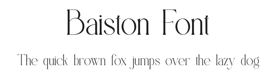 Baiston Font by ErmediaStudio — Serif Font