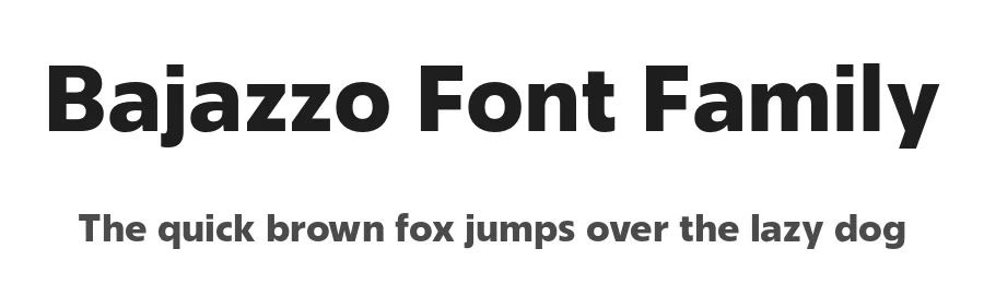 Bajazzo Font Family by Schriftlabor — Sans Serif Font