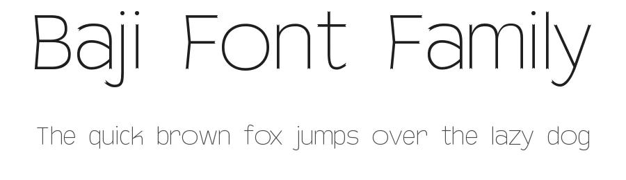 Baji Font Family by Jetsmax Studio — Display Font