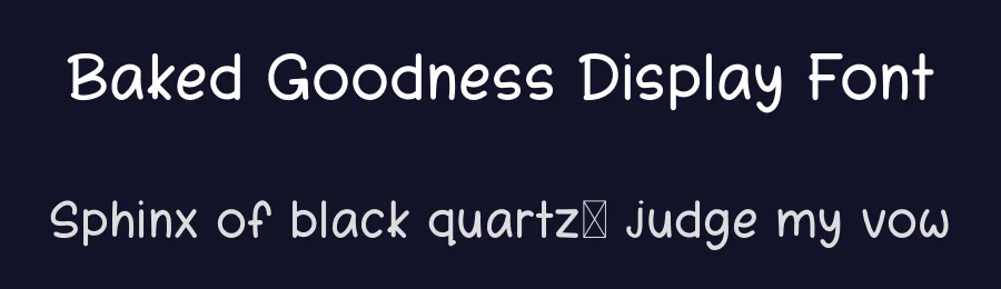 Baked Goodness Display Font by Craftedtype — Decorative Font — thumbnail 2