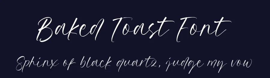 Baked Toast Font by balpirick — Script Handwritten Font — thumbnail 2