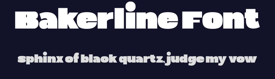 Bakerline Font by Rillatype — Sans Serif Font — thumbnail 2