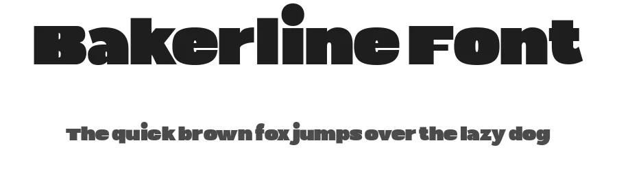 Bakerline Font by Rillatype — Sans Serif Font