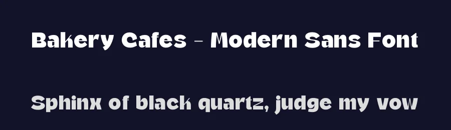 Bakery Cafes – Modern Sans Font by timelesstype.co — Display Font — thumbnail 2