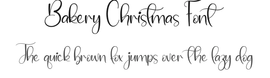 Bakery Christmas Font by andikastudio — Script Handwritten Font