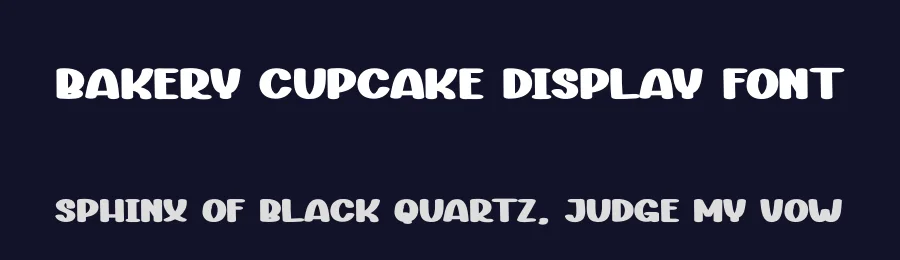Bakery Cupcake Display Font by andikastudio — Display Font — thumbnail 2