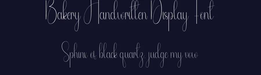 Bakery Handwritten Display Font by andikastudio — Script Handwritten Font — thumbnail 2