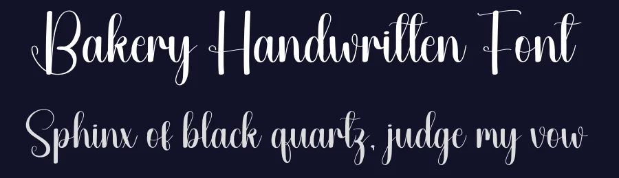 Bakery Handwritten Font by andikastudio — Script Handwritten Font — thumbnail 2