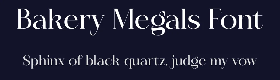 Bakery Megals Font by timelesstype.co — Serif Font — thumbnail 2