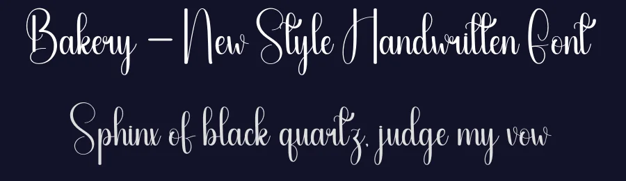 Bakery – New Style Handwritten Font by andikastudio — Script Handwritten Font — thumbnail 2