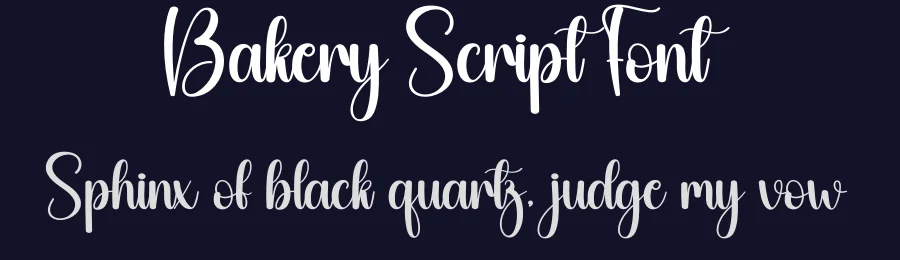 Bakery Script Font by creativeletter — Script Handwritten Font — thumbnail 2