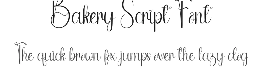 Bakery Script Font by andikastudio — Script Handwritten Font