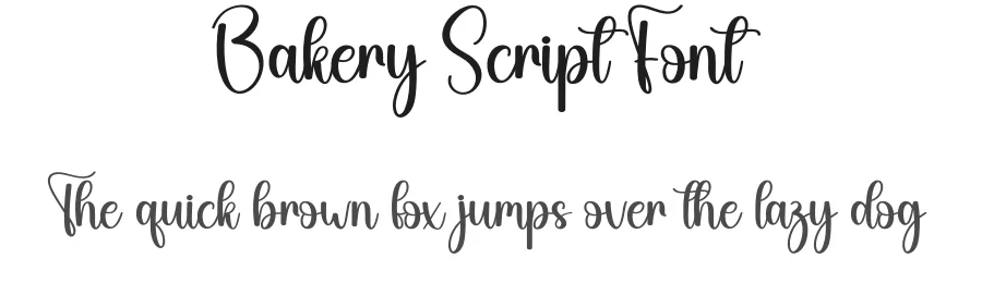 Bakery Script Font by andikastudio — Script Handwritten Font