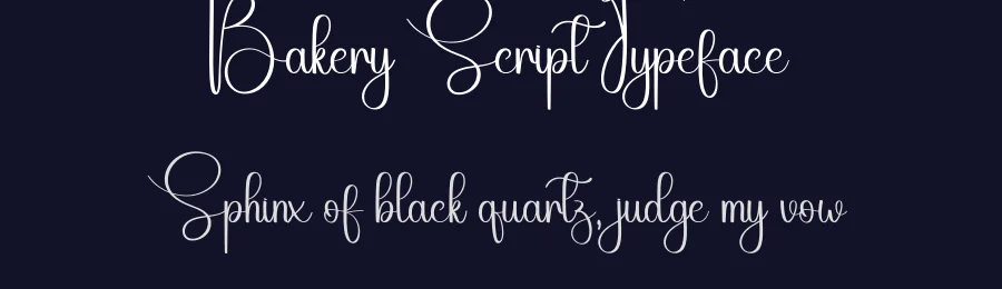 Bakery Script Typeface by creativeletter — Script Handwritten Font — thumbnail 2