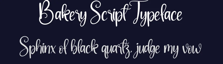 Bakery Script Typeface by andikastudio — Script Handwritten Font — thumbnail 2