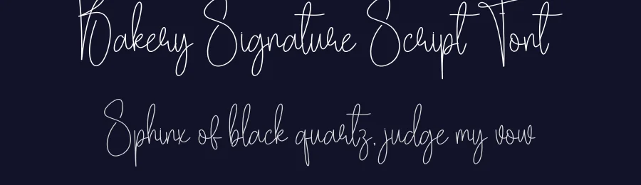 Bakery Signature Script Font by creativeletter — Script Handwritten Font — thumbnail 2
