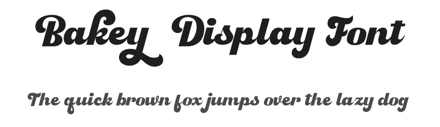 Bakey Display Font by ReyreyBlue — Script Handwritten Font