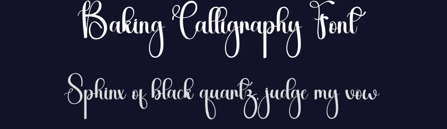 Baking Calligraphy Font by andikastudio — Script Handwritten Font — thumbnail 2