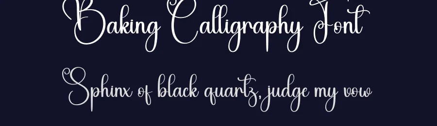 Baking Calligraphy Font by creativeletter — Script Handwritten Font — thumbnail 2