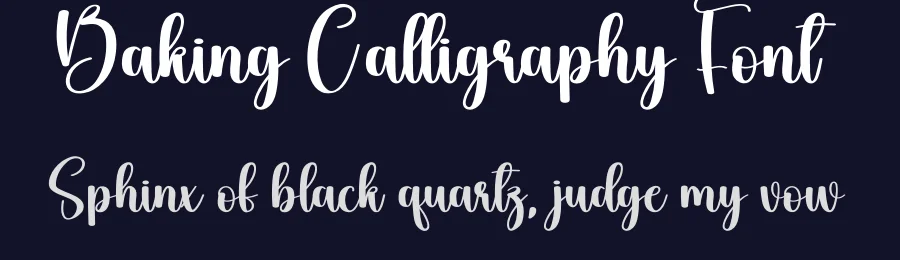 Baking Calligraphy Font by andikastudio — Script Handwritten Font — thumbnail 2