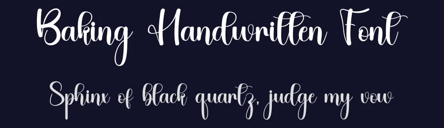 Baking Handwritten Font by inermediaSTUDIO — Script Handwritten Font — thumbnail 2