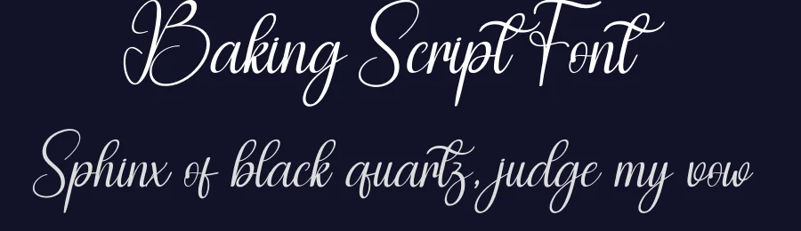 Baking Script Font by creativeletter — Script Handwritten Font — thumbnail 2