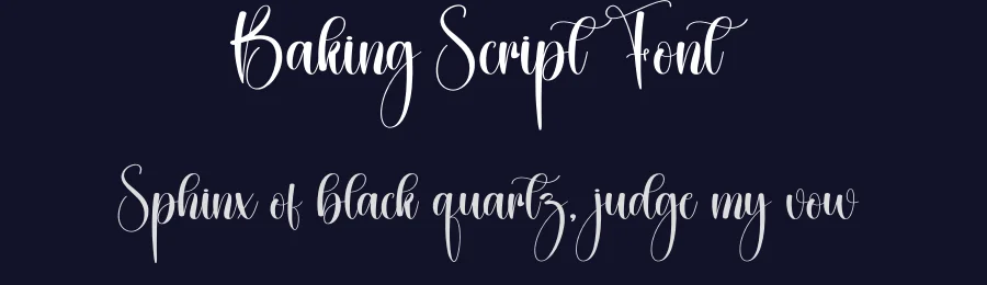 Baking Script Font by creativeletter — Script Handwritten Font — thumbnail 2