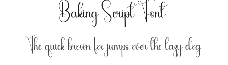Baking Script Font by andikastudio — Script Handwritten Font