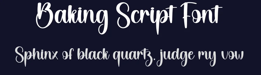 Baking Script Font by creativeletter — Script Handwritten Font — thumbnail 2