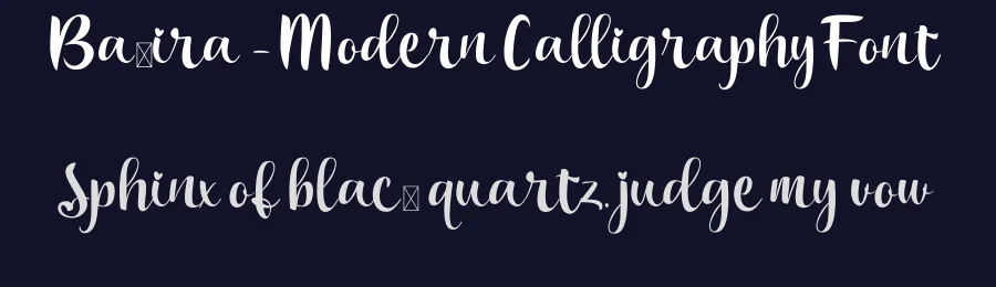 Bakira – Modern Calligraphy Font by agniardi — Script Handwritten Font — thumbnail 2