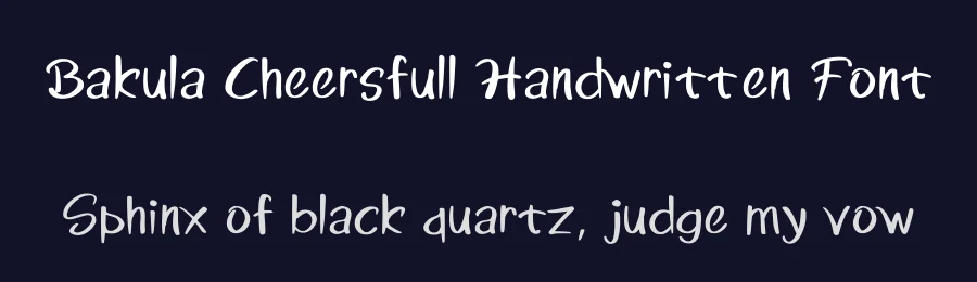 Bakula Cheersfull Handwritten Font by ArtiXLabs — Serif Font — thumbnail 2