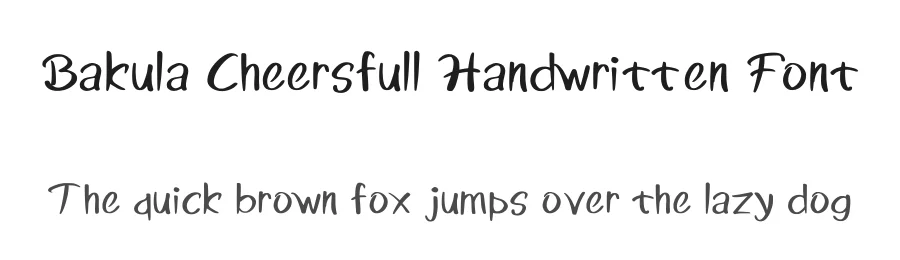 Bakula Cheersfull Handwritten Font by ArtiXLabs — Serif Font
