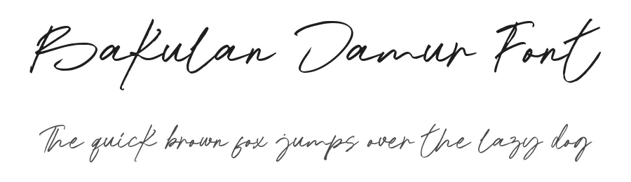 Bakulan Jamur Font by GFRcreative — Script Handwritten Font