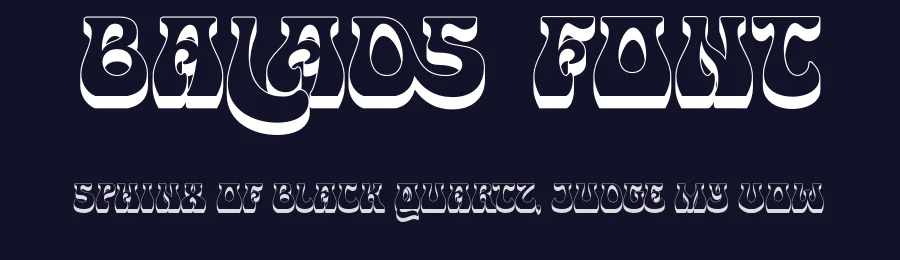 Balads Font by burntilldead — Display Font — thumbnail 2