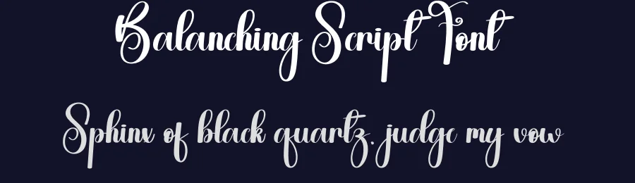 Balanching Script Font by andikastudio — Script Handwritten Font — thumbnail 2