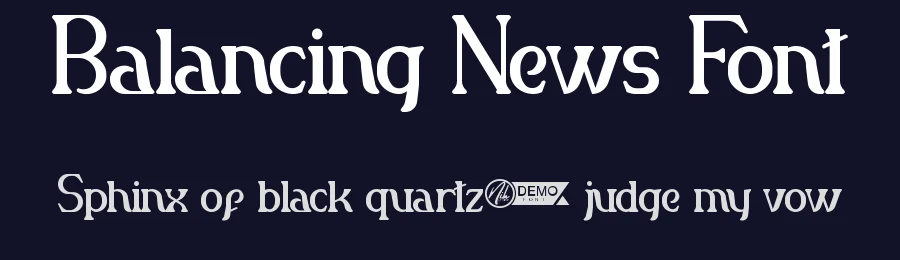 Balancing News Font by nihstudio — Serif Font — thumbnail 2