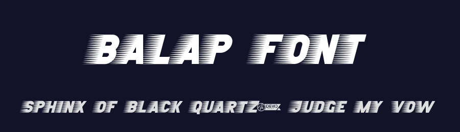 Balap Font by nihstudio — Display Font — thumbnail 2