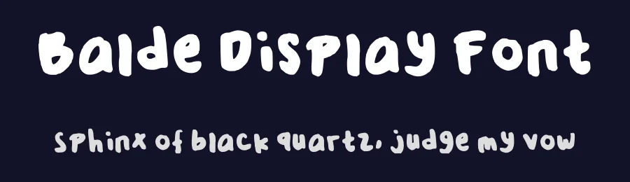 Balde Display Font by soundofpie — Script Handwritten Font — thumbnail 2