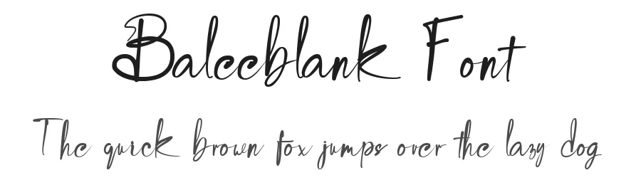 Baleeblank Font by Gunaloecraft — Script Handwritten Font