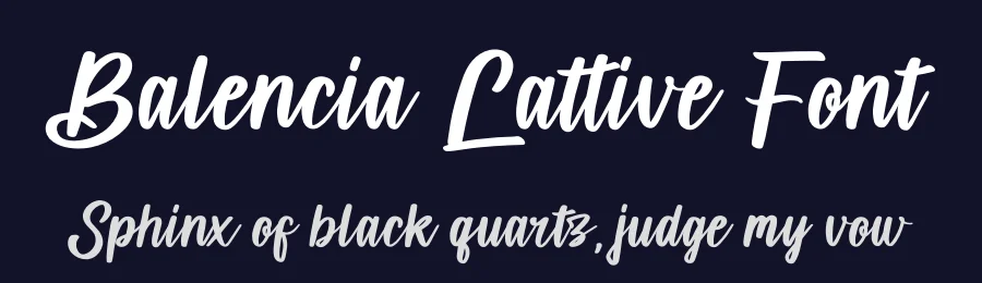 Balencia Lattive Font by perspectype — Script Handwritten Font — thumbnail 2