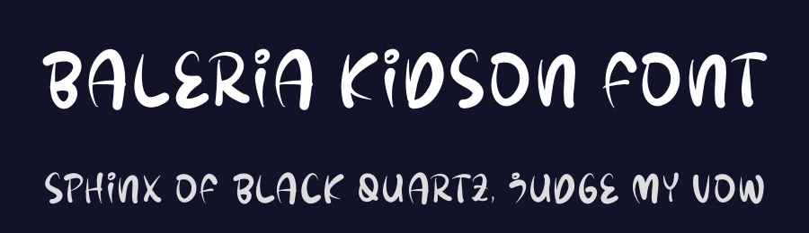 Baleria Kidson Font by perspectype — Script Handwritten Font — thumbnail 2