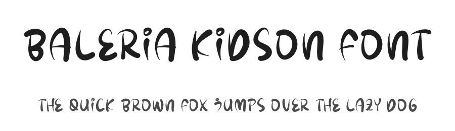 Baleria Kidson Font by perspectype — Script Handwritten Font