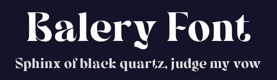 Balery Font by Krismagraph — Serif Font — thumbnail 2